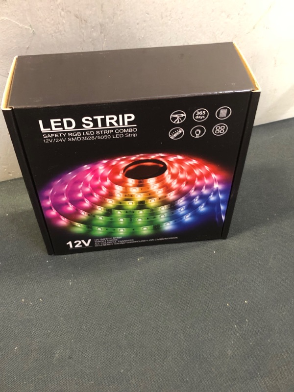 Photo 2 of 16.4ft RGB LED Strip Lights,3825 Smart Led Lights Strip Music Sync Flexible Color Changing Lights App Control and 44keys Remote, Neon Lights for Home, Kitchen, TV, Party, Decoration (Waterproof)

