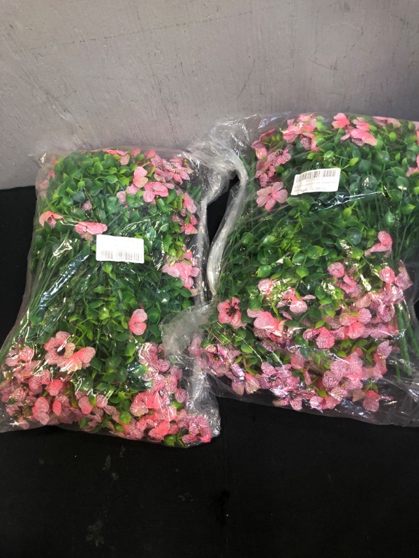 Photo 1 of 8 BOUQUETS ARTIFICIAL FLOWER OUTDOOR PINK / 2 BAGS 