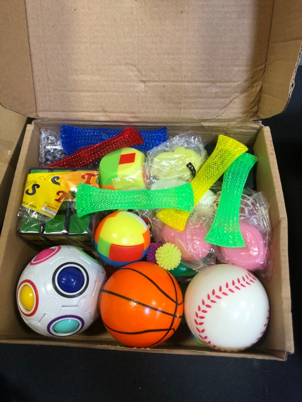 Photo 1 of 32 Pack Sensory Fidget Toys Set, Stress Relief Kits for Kids Adults, Gifts for Birthday Party Favors, Christmas Stocking Stuffers, School Classroom Rewards, Carnival Prizes, Pinata Goodie Bag Fillers
