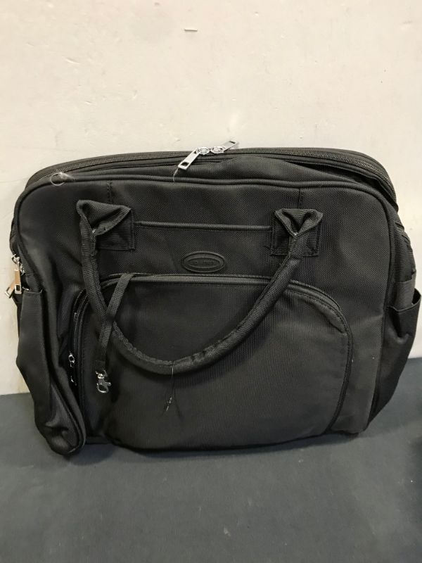 Photo 2 of Lily & Drew Carry On Weekender Overnight Travel Shoulder Bag For 15.6 Inch Laptop Computers For Women (Black V2)