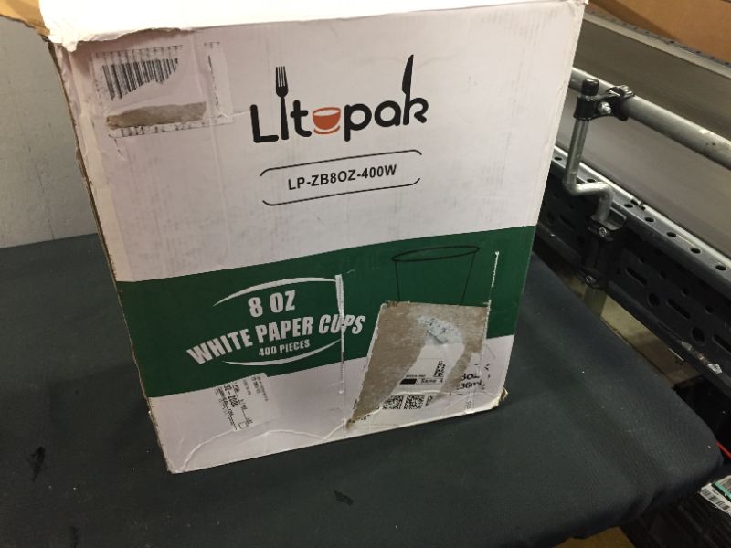 Photo 1 of 400 Pack 8 oz Disposable Paper Coffee Cup, Hot/Cold Beverage Drinking Cups for Water, Paper Coffee Cups , White Paper Hot Coffee Cups, Suitable for Party, Picnic, Travel, and Events.
