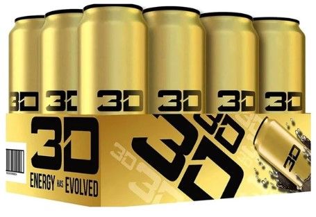 Photo 1 of 3D Energy Drink 12/Case
Gold