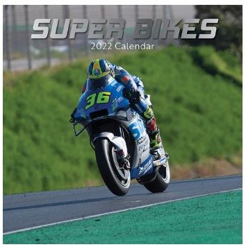 Photo 1 of 2022 Calendar Super Bikes Square Wall by The Gifted Stationery GSC21181
