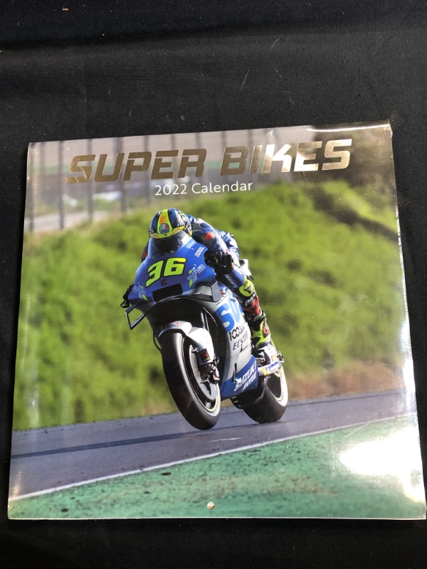 Photo 2 of 2022 Calendar Super Bikes Square Wall by The Gifted Stationery GSC21181

