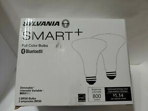 Photo 1 of Sylvania Bluetooth Smart + Light Bulb 2 BR30 9.5W.800 Lumens.
