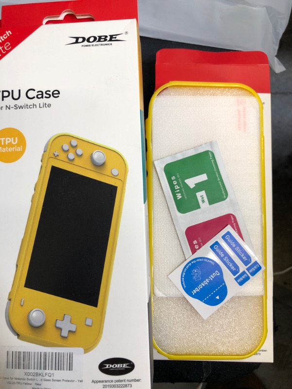 Photo 2 of Clear Hard Case for Nintendo Switch lite, Clear Case for Nintendo Switch lite with Screen Protector Glass
