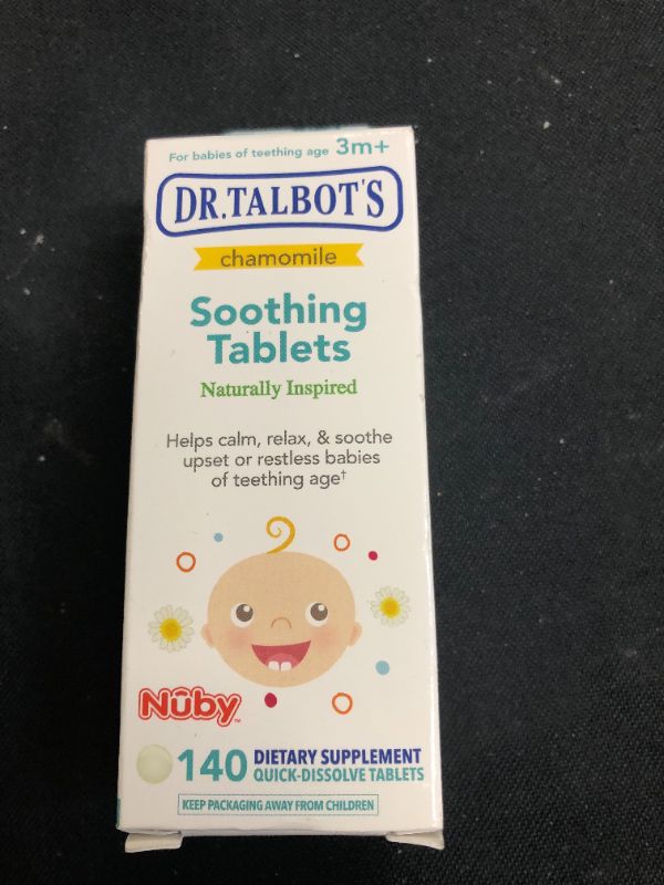 Photo 2 of Dr. Talbot's Chamomile Soothing Tablets, Quick Dissolve, 140 Count (Packaging May Vary)
