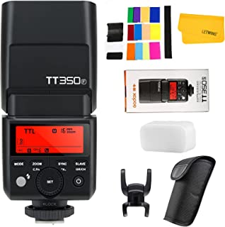 Photo 1 of GODOX TT350F 2.4G HSS 1/8000s TTL GN36 Camera Flash Speedlite for Fuji Digital Camera+LETWING Cloth
