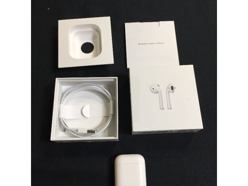 Photo 4 of Apple AirPods (2nd Generation) Wireless Earbuds with Lightning Charging Case Included.