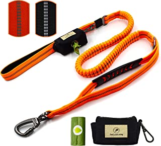 Photo 1 of Zero Shock Bungee Heavy Duty Dog Leashes for Large and Medium Breed Dogs. Doubles as a Car Seat Belt with a Bonus of a Stylish Poop Waste Holder
