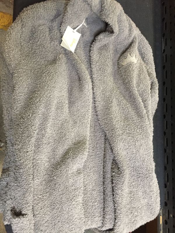 Photo 3 of Barefoot Dreams CozyChic Disney Men’s Robe-Adult Robe-Cozy Plush Loungewear Supersoft Robe SIZE MEDIUM (MISSING ROBE TIE)