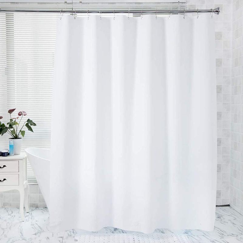 Photo 1 of BINO Shower Curtain Liner, Frosted - 70" x 72" - PEVA 8G Shower Curtains for Bathroom Clear Shower Liner
