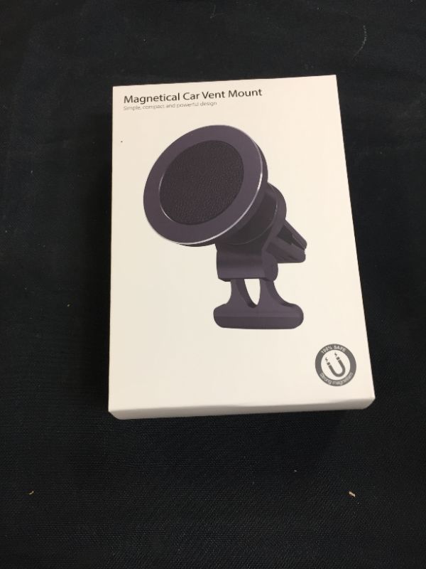 Photo 2 of Mag-Safe Car Mount for iPhone 13 : Magnetic Phone Car Mount - 360° Adjustable Air Vent Phone Holder for Car, Car Phone Holder for iPhone 13/12 Pro Mini Pro Max
