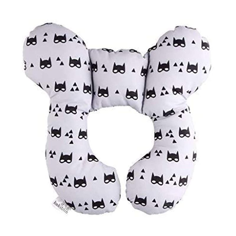 Photo 1 of Baby Travel Pillow, KAKIBLIN Infant Head and Neck Support Baby Neck Pillow for Car Seat, Pushchair, Grey