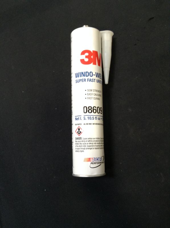 Photo 2 of 3M 08609 Window-Weld Super Fast Urethane Black Cartridge - 10.5 fl oz.