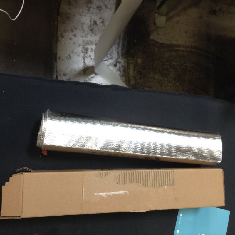 Photo 2 of 
WISAUTO Aluminized Heat Shield Thermal Barrier Adhesive Backed Heat Blanket (12'' X 24'')