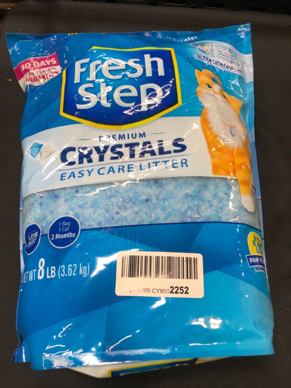 Photo 2 of Fresh Step Cat Litter, Easy Care, Premium Crystals - 8 lb