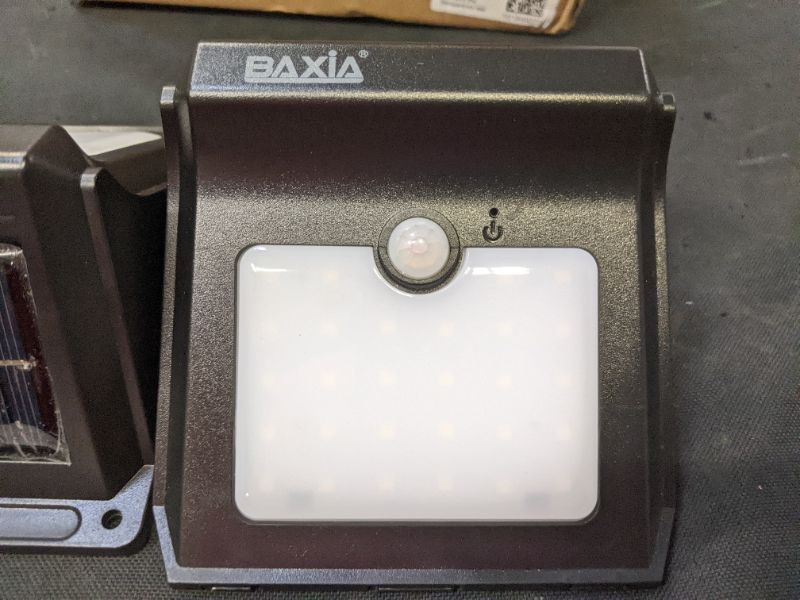 Photo 3 of BAXIA TECHNOLOGY BX-SL-101 Solar Lights Outdoor 28 LED Wireless Waterproof Security Solar Motion Sensor Lights