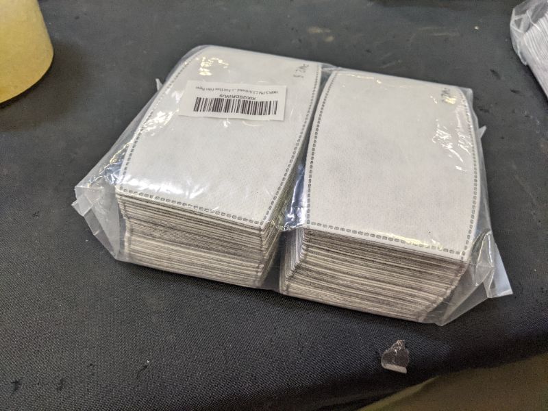 Photo 3 of 100PCS PM 2.5 Activated Carbon Filters,5 Layers Replaceable Anti Haze Filter Paper