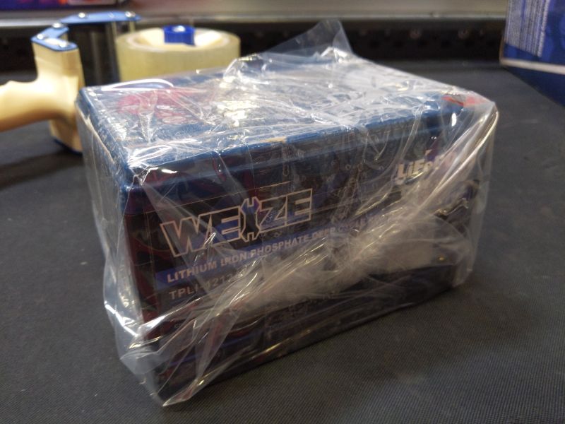 Photo 1 of Weize 12V 12ah LiFePO4 Lithium Battery, 2000+ Deep Cycles, Smart BMS, Perfect for Riding Toys, Home Alarm, Backup UPS, Fire Security Systems, E-Scooters and Emergency Lighting