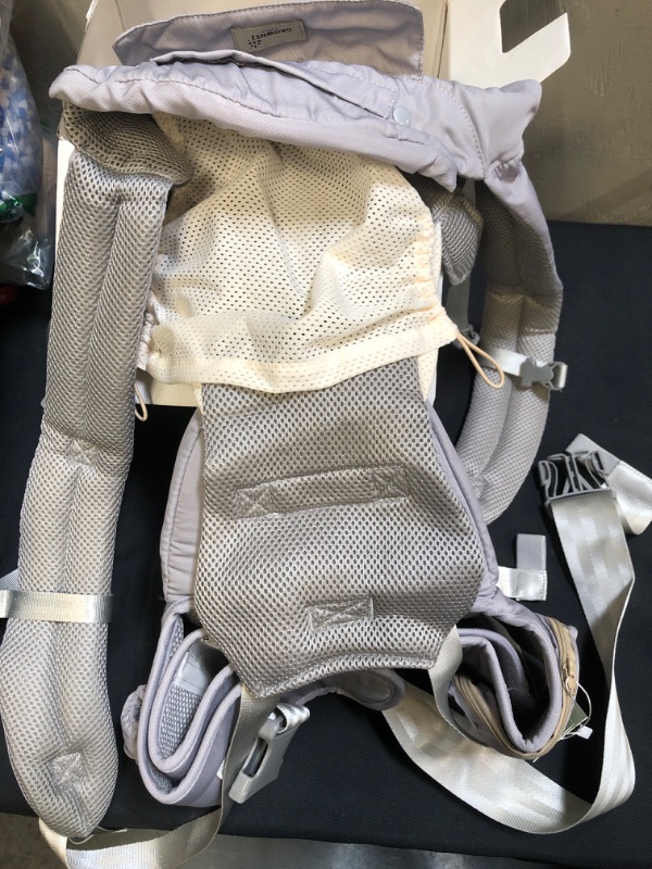 Photo 2 of Baby Carrier Newborns to Toddler, Baby Carrier with Hip Seat, Baby Wraps Carrier for All Seasons, 7-66lbs, All Position.(Grey)
