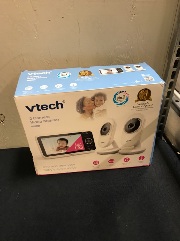 Photo 2 of [Newly Upgraded] VTech VM350-2 Video Monitor with Battery supports 12-hr Video-mode