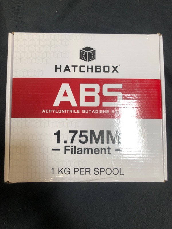 Photo 3 of Hatchbox ABS 3D Printer Filament, Dimensional Accuracy /- 0.05 mm, 1 kg Spool, 1.75 mm, Green