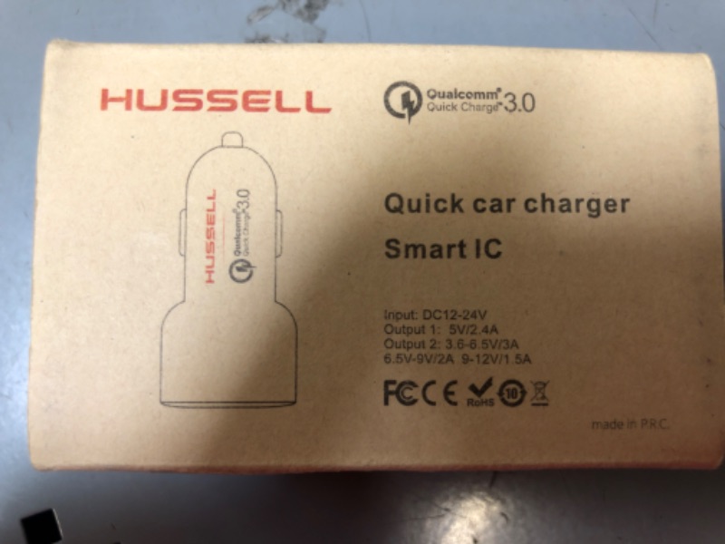 Photo 1 of Car Charger Adapter by HUSSELL - USB Car Charger Dual Port