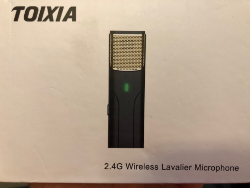 Photo 1 of toixia 2.4G wireless lavalier microphone