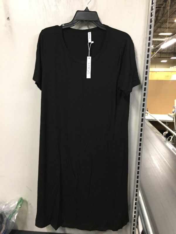 Photo 1 of black long womens full dress --size XXL