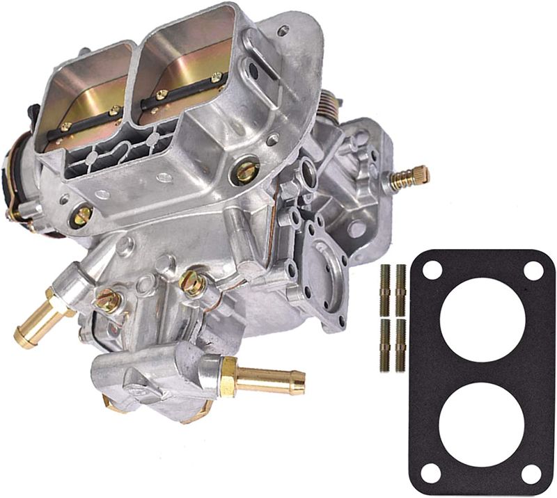 Photo 1 of ALL-CARB Universal Carburetor 38x38 2 Barrel Replacement for Fiat Renault Ford VW Bmw 4C for 428 Weber Type
