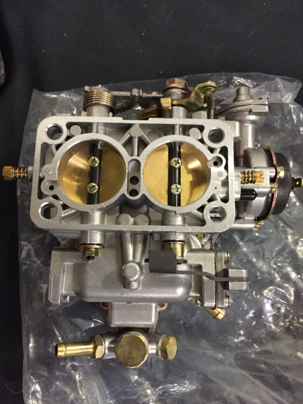 Photo 4 of ALL-CARB Universal Carburetor 38x38 2 Barrel Replacement for Fiat Renault Ford VW Bmw 4C for 428 Weber Type
