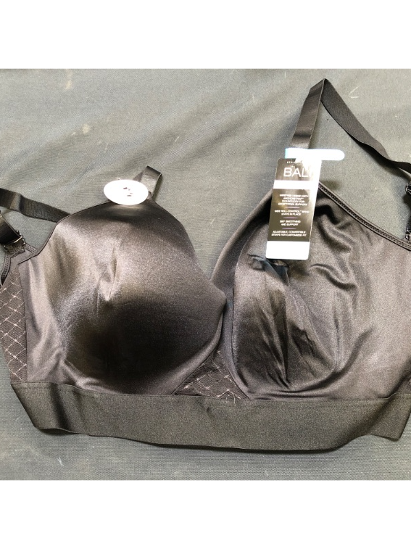 Photo 2 of Bali One Smooth U Bounce Control Wireless Full-Coverage Bra DF3458, Women's, Size: 36 Ddd, Oxford