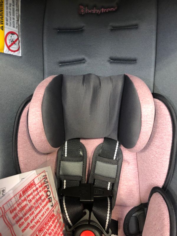 Photo 6 of Baby Trend Trooper 3-in-1 Convertible Car Seat, Cassis Pink
