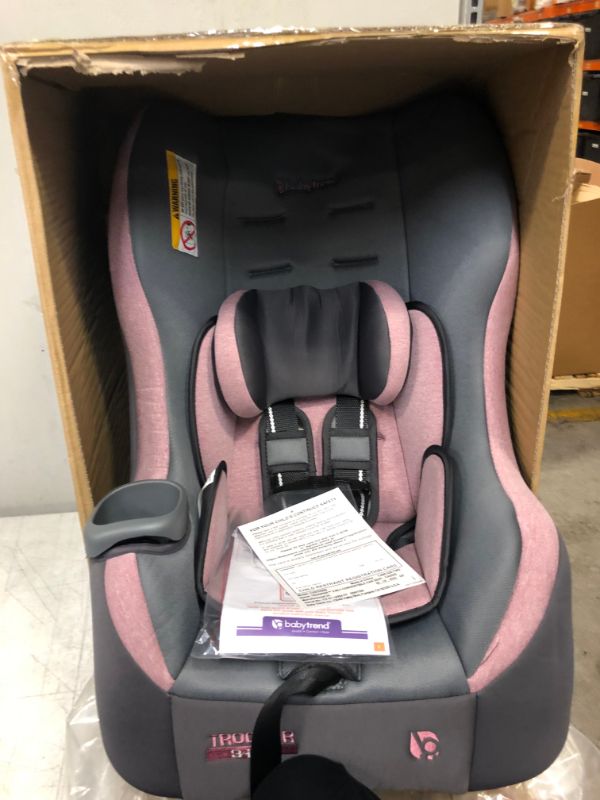 Photo 4 of Baby Trend Trooper 3-in-1 Convertible Car Seat, Cassis Pink
