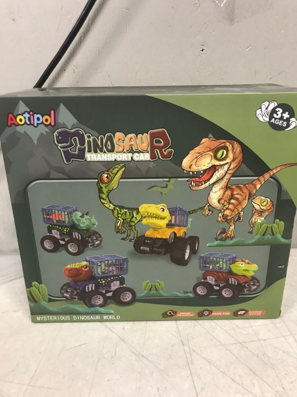 Photo 1 of Dinosaur Transport Car 4 Pack - Factory Sealed 