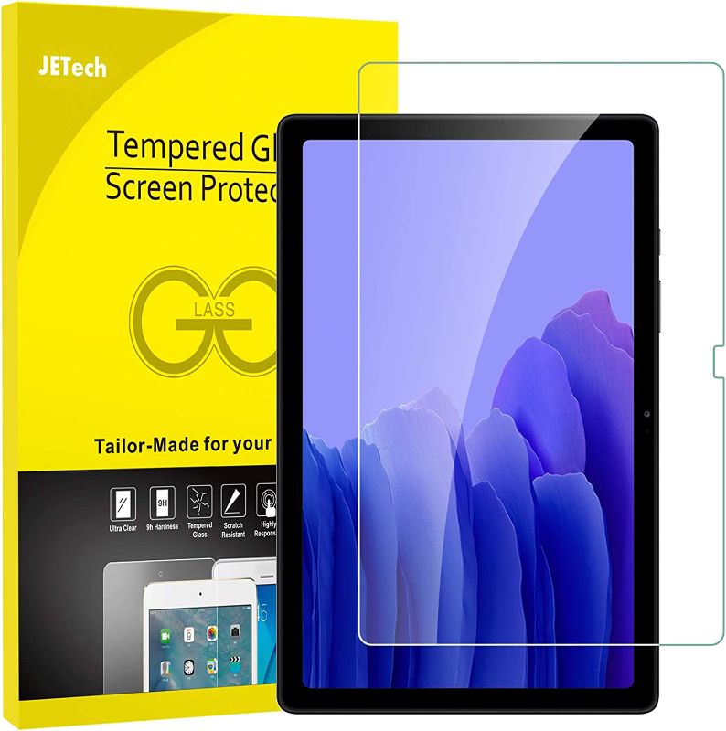 Photo 1 of JETech Screen Protector Compatible with Samsung Galaxy Tab A7 (10.4-Inch, 2020 Model, SM-T500/ T505/ T507), Tempered Glass Film, 1-Pack