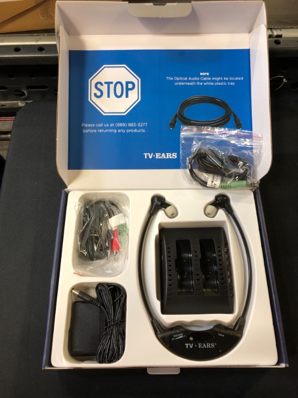 Photo 2 of TV Ears Digital Wireless Headset System, Connects to Both Digital and Analog TVs, TV Hearing Aid Device for Seniors and Hard of Hearing, Voice Clarifying, DR Recommended-11741
