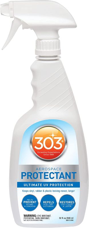Photo 1 of 303 Aerospace Protectant - Provides Superior UV Protection, Helps Prevent Fading and Cracking, Repels Dust, Lint, and Staining, Restores Lost Color and Luster, 32oz (30313CSR) Packaging May Vary

