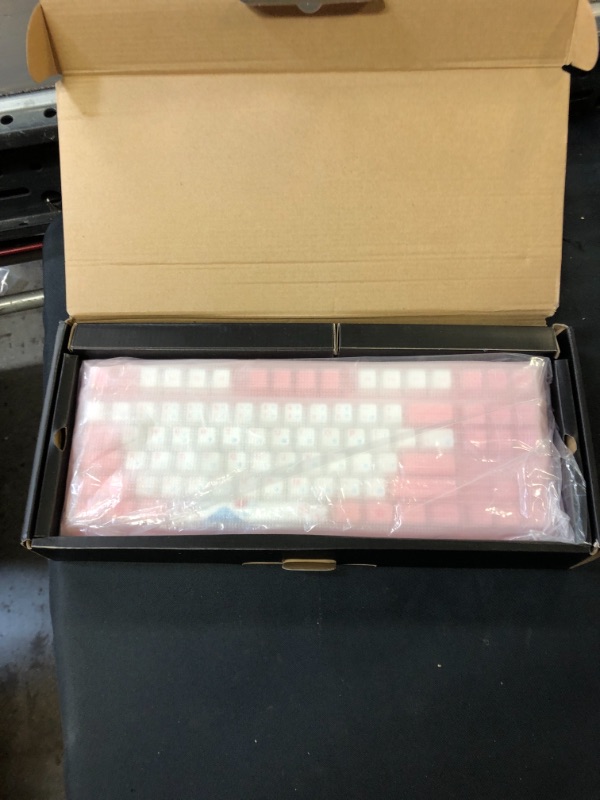 Photo 2 of Akko World Tour Tokyo 87-Key TKL R1 Wired Gaming Mechanical Keyboard, Programmable with OEM Profiled PBT Dye-Sub Keycaps and N-Key Rollover (Akko 2nd Gen Pink Linear Switch)
