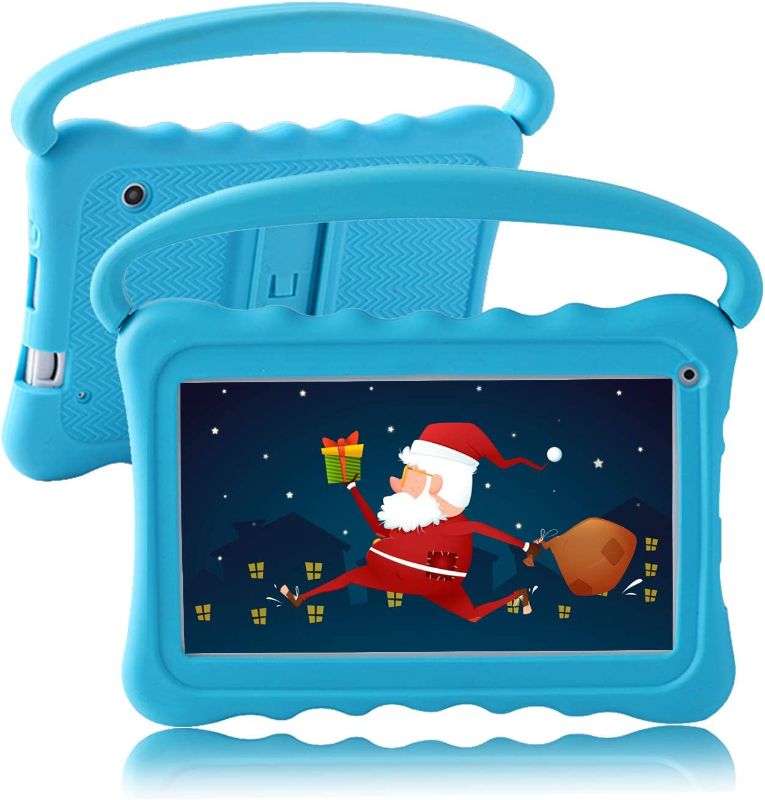 Photo 1 of Kids Tablet 7 inch Toddler Tablet for Kids Edition Tablet with WiFi Dual Camera Children’s Tablet for Toddlers 32GB Android 10 with Parental Control Shockproof Case Google Play YouTube Netflix (Blue)
