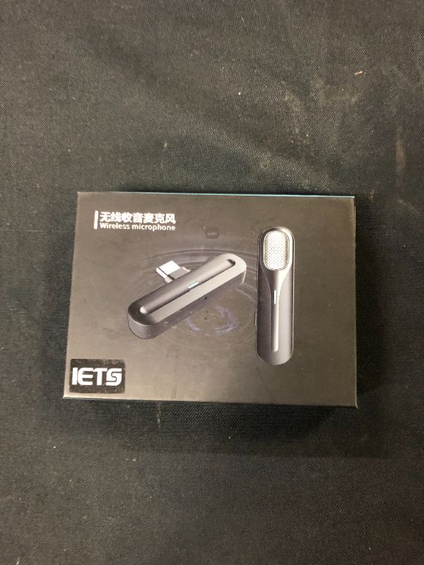 Photo 2 of IETS Wireless lavalier Microphone for iPhone with Monitoring Function, Plug-Play Microphone System for TikTok YouTube Live with Three-Level Noise Reduction, which can be Charged While Recording
sealed 