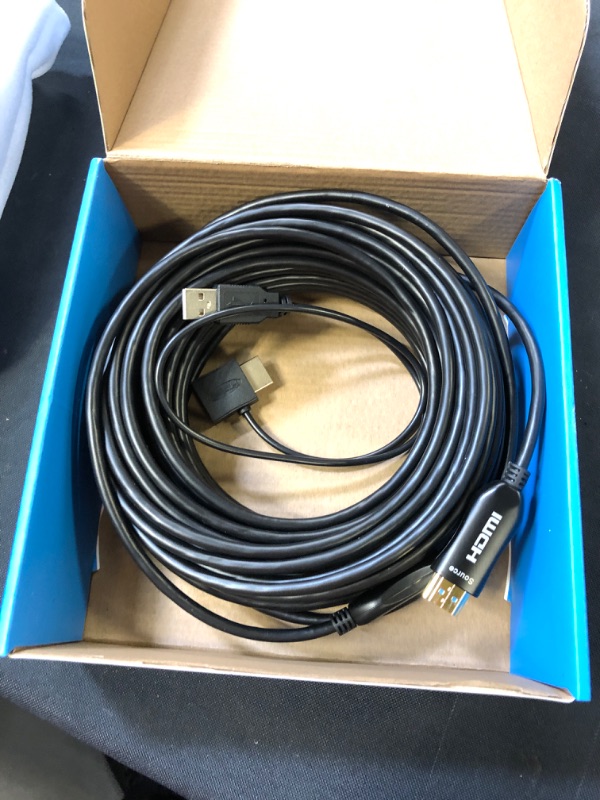 Photo 2 of 4K Fiber Optic HDMI Cable 50 Feet