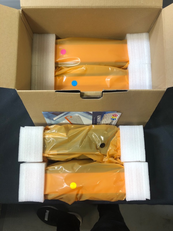 Photo 1 of GPC Image Compatible Toner Cartridge Replacement for HP 410A CF410A CF411A CF412A CF413A to use with Color Laserjet Pro MFP M477fdw M477fdn M477fnw Pro M452dn M452nw M452dw Printer Toner (4 Pack)
NEW