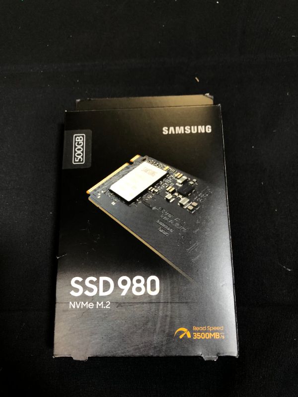 Photo 4 of SAMSUNG 980 SSD 500GB PCle 3.0x4, NVMe M.2 2280, Internal Solid State Drive, Storage for PC, Laptops, Gaming and More, HMB Technology, Intelligent Turbowrite, Speeds up-to 3,500MB/s, MZ-V8V500B/AM
