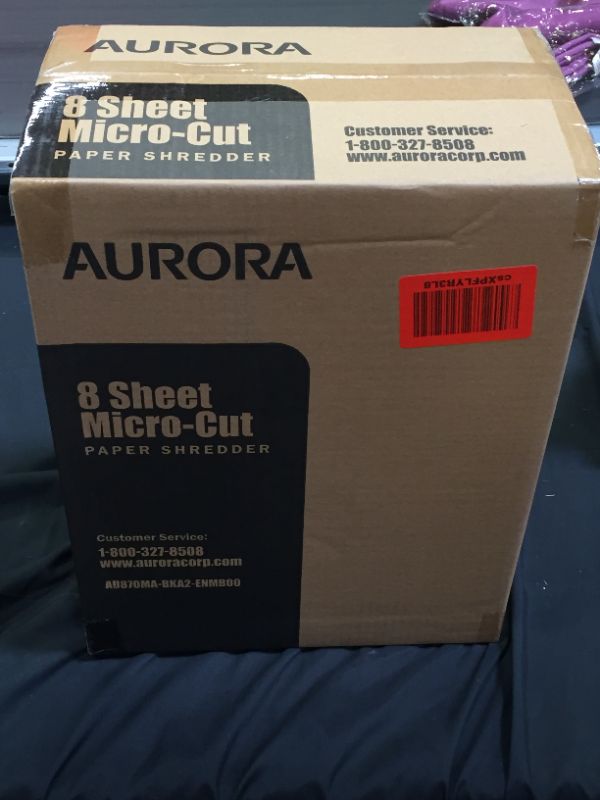 Photo 2 of Aurora High Security 8-Sheet Micro-Cut Paper Shredder