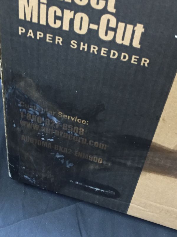 Photo 4 of Aurora High Security 8-Sheet Micro-Cut Paper Shredder