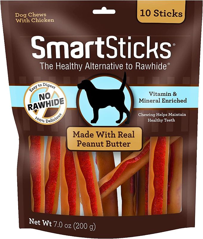 Photo 1 of SmartBones SmartSticks, Treat Your Dog to a Rawhide-Free Chew Made With Real Meat and Vegetables
