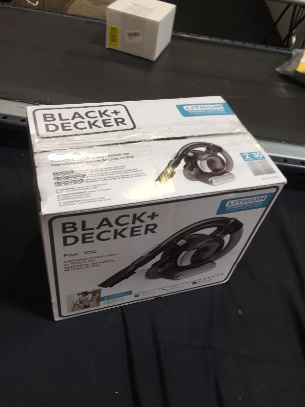 Photo 5 of BLACK+DECKER BDH2020FL GEN 2 Flex VAC 20V MAX Lithium, One Size, Black, Grey
