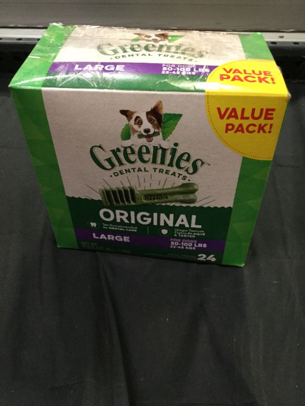 Photo 4 of GREENIES Original Large Dog Dental Chews - 36 Ounces 24 Treats - BEST BY SEP 21 2022 -